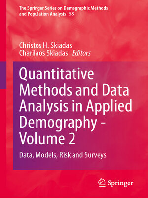 cover image of Quantitative Methods and Data Analysis in Applied Demography--Volume 2